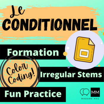 Preview of Le Conditionnel Notes Practice