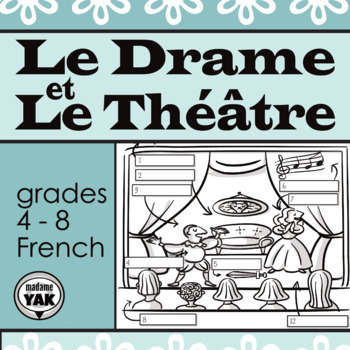 Preview of Le Drame et Le Théâtre: French Drama and Theatre Vocabulary