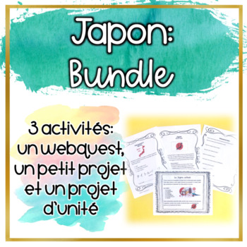 Preview of Le Japon - ***Bundle***. (Distance Learning)