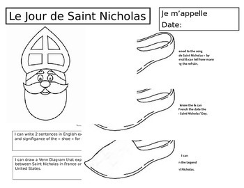 Preview of Le Jour de Saint Nicholas