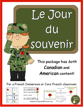 Preview of Le Jour du souvenir - French Remembrance Day (French Veterans Day)