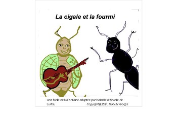 Preview of La cigale et la fourmi