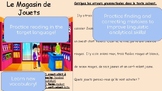 Le Magasin de Jouets- French Adjective/Gender Agreement Reading