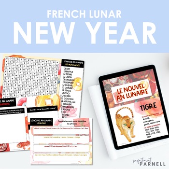Preview of Le Nouvel An Lunaire | French Lunar New Year Activities
