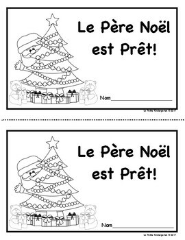 Le Père Noël est Prêt! (un Livre) by La Petite Kindergarten | TpT
