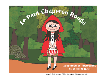 Preview of French Play - Le Petit Chaperon Rouge for fun French activity