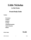 Le Petit Nicolas-French Study Guide