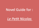 Le Petit Nicolas : guide for entire novel