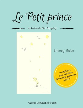 Preview of Le Petit Prince: A Literary Guide for French Teachers