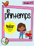 Le Printemps - Beginner French "Spring" Themed Vocabulary 
