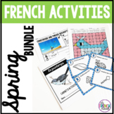 Le Printemps - French Spring vocabulary activities BUNDLE