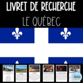 Le Québec: Livret de recherche Canada (French Canada research)
