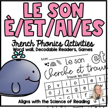 Preview of LE SON AI + EI | Les sons français | Mon cahier de sons (French Phonics) (SOR)