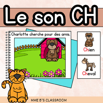 Preview of Le Son CH - Core French - SON COMPOSÉ digraph Book - Digital and Printable