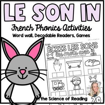 Preview of LE SON IN | Les sons français | Mon cahier de sons (French Phonics) (SOR)