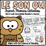 LE SON OU | Les sons français | French Phonics Worksheets 