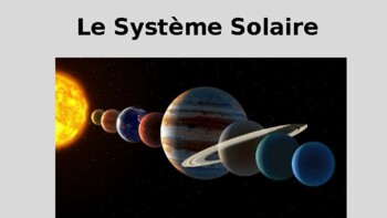 Preview of Le Système Solaire ppt