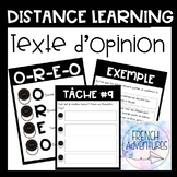 Le Texte d'Opinion - Distance Learning 
