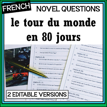 French Le Tour Du Monde En 80 Jours Jules Verne By Mrslryan Tpt