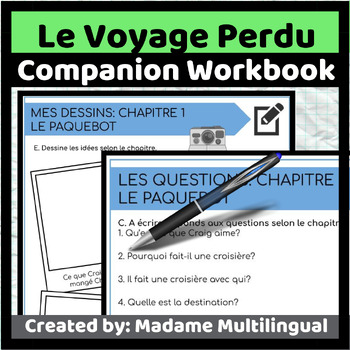 Preview of Le Voyage Perdu - French Reader Companion Workbook Chapters 1-9