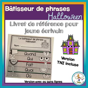 Preview of Le bâtisseur de phrases - Halloween