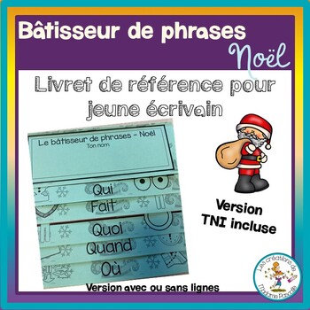 Preview of Le bâtisseur de phrases - Noël / Christmas