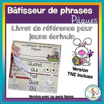 Preview of Le bâtisseur de phrases - Pâques