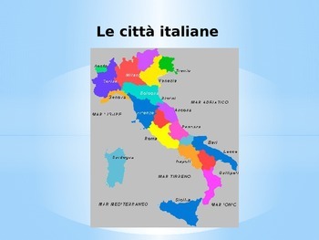 Preview of Le citta' italiane