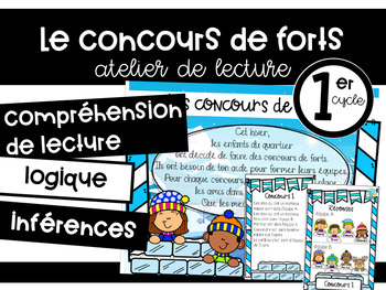 Preview of Le concours de forts - Atelier de lecture