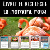 Le flamant rose: Livret de recherche animaux (French anima