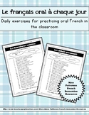 Le français oral à chaque jour - Daily Oral French Exercises