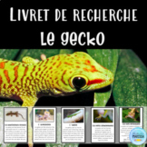 Le gecko: Livret de recherche animaux (French animal resea