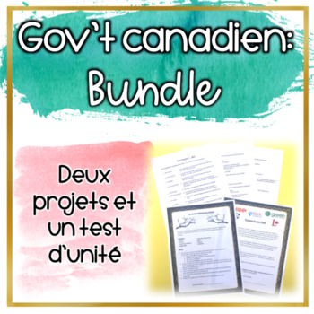 Preview of Le gouvernement fédéral du Canada (Distance Learning)