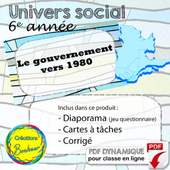 Preview of Le gouvernement vers 1980