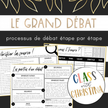 Preview of Le grand débat - Processus, gabarits et sujets de débat