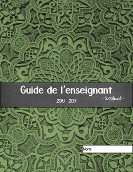 Preview of Le guide du suppléant v. 2016 - 2017