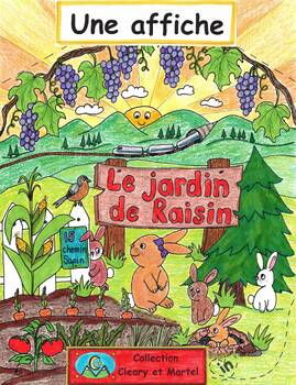 Preview of Le jardin de Raisin- Une affiche-  Poster -le son "in"- French