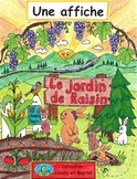 Le jardin de Raisin- Une affiche-  Poster -le son "in"- French