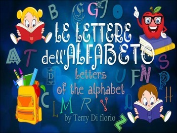 Preview of Le lettere dell'alfabeto -Letters of the alphabet