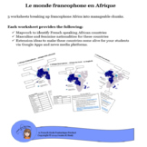 Le monde francophone en Afrique 