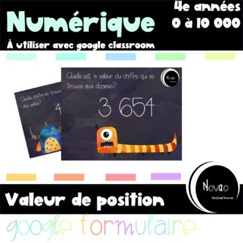 Preview of Le nombre-Valeur de position-1- 4e année