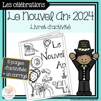 Preview of Le Nouvel An 2024 Livret d'activité || Bonne année!