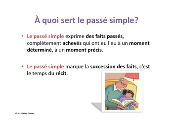 Preview of Le passé simple explications et exercices