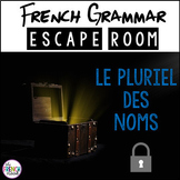 Le pluriel des noms- French Grammar Escape Room