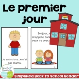 Le premier jour French Reader & Timeline First day School 