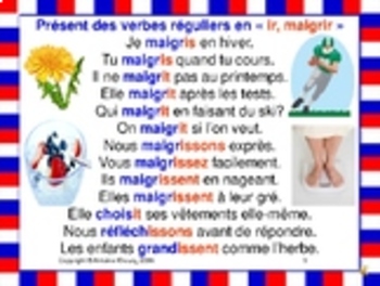 Preview of Le présent des verbes réguliers en «ir»: Vidéo.