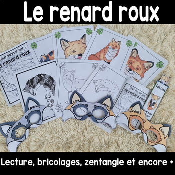 Preview of Le renard roux lecture et activités