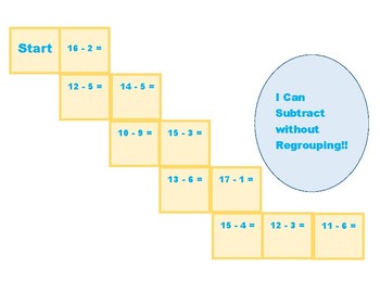 Preview of Let's Learn How to Subtract Larger Numbers without Regrouping