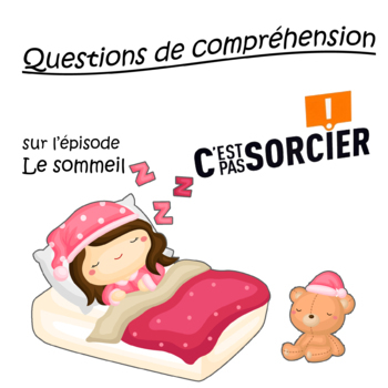 Preview of Le sommeil - Compréhension