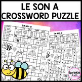 Le son A French Crossword  | Mots croisés le son A